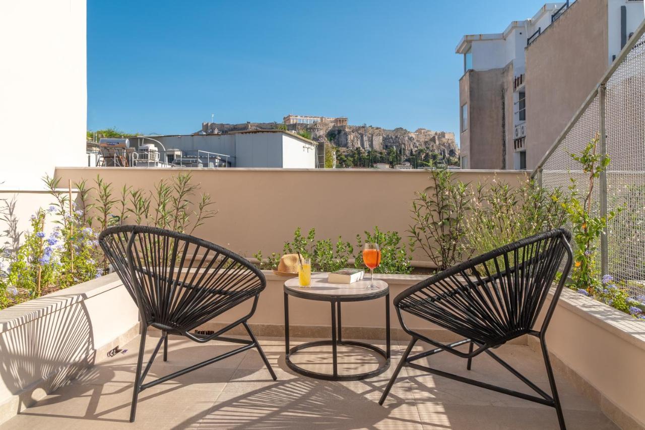 Hellenic Vibes Smart Hotel Athens Exterior photo A balcony in Athens, Greece