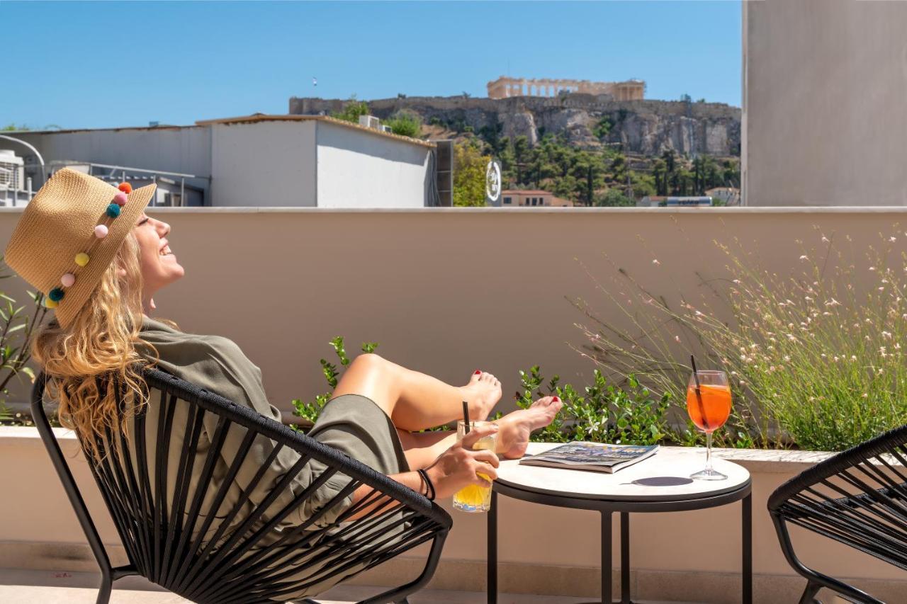 Hellenic Vibes Smart Hotel Athens Exterior photo The view from the hotel